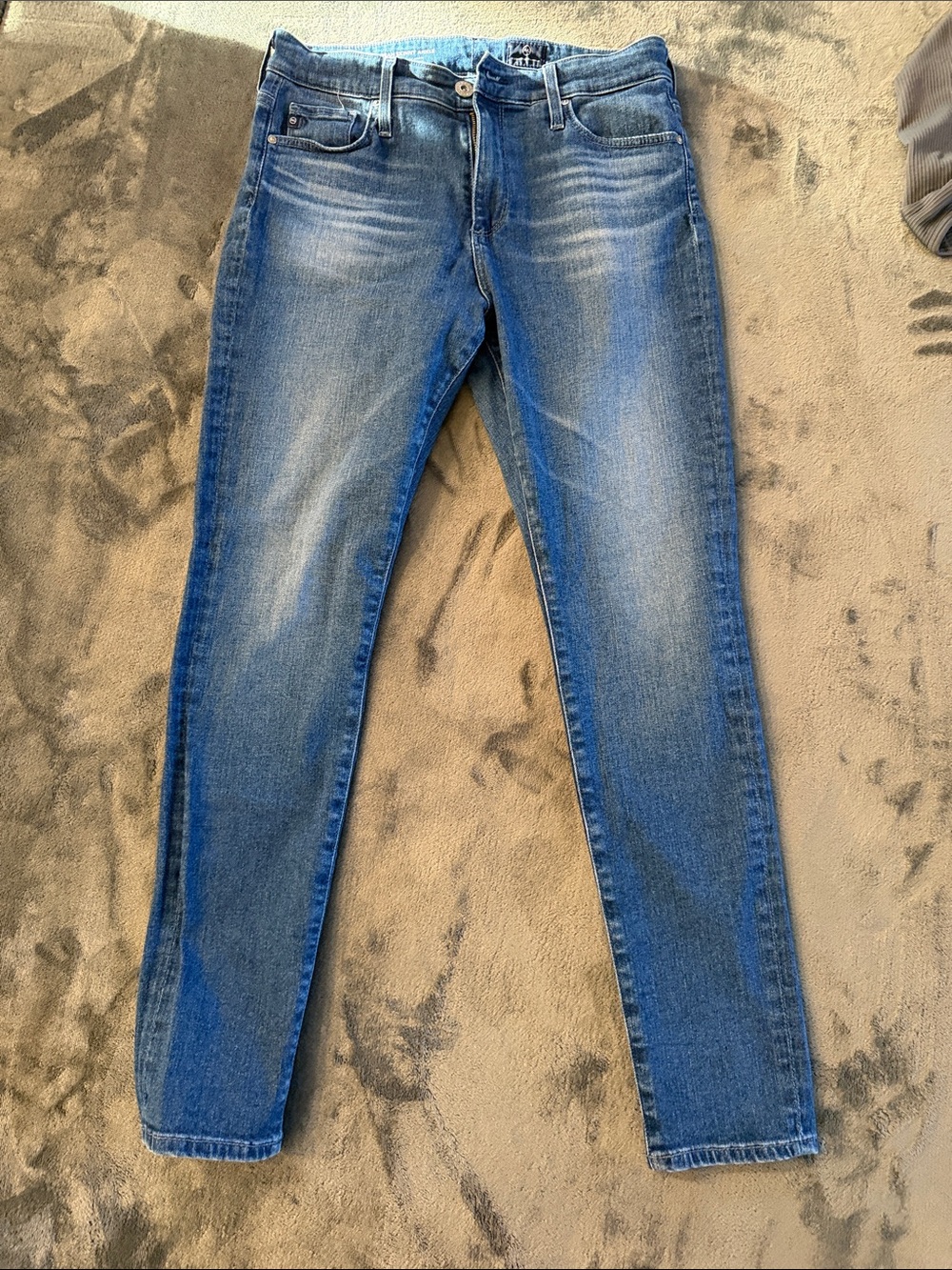 Ag Adriano Goldschmied Farrah Skinny Ankle Jeans - Denim Blue